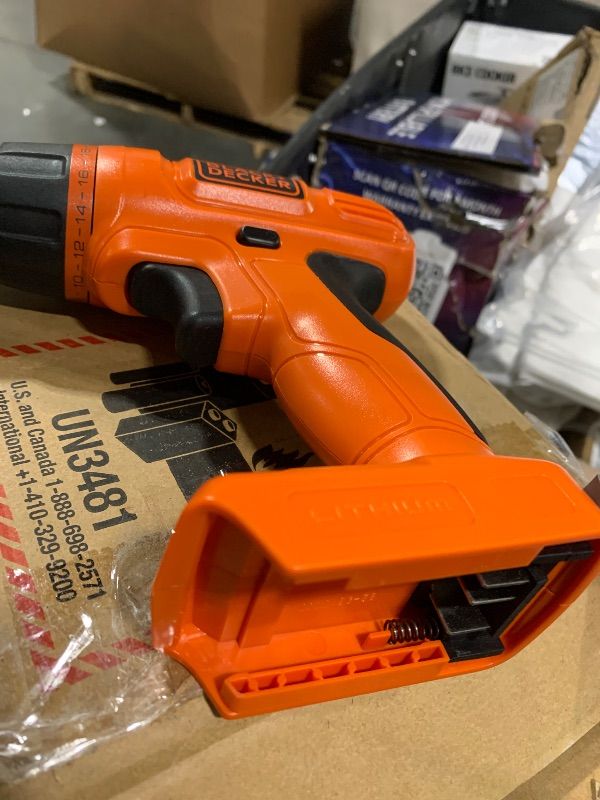 Photo 1 of **no accesories**BLACK+DECKER 20V MAX POWERCONNECT Power Drill Cordless Drill Driver Electric Screwdriver