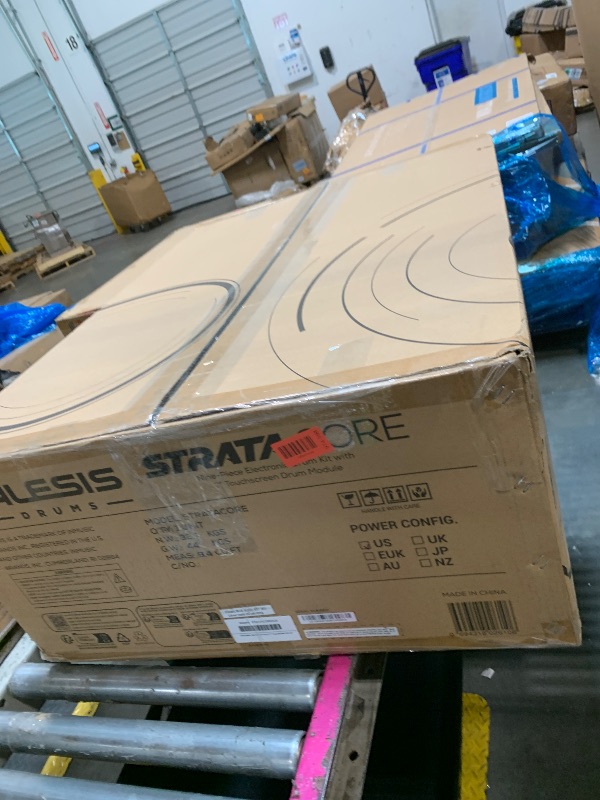 Photo 1 of ***FINAL SALE, SEE NOTES*** Alesis Strata Core Electric Drum Set with Touchscreen, Triple-Zone Cymbals, Active Magnetic Hi-Hat, Dual-Zone Mesh Heads, 8" Kick, 144K Multi-Channel Samples