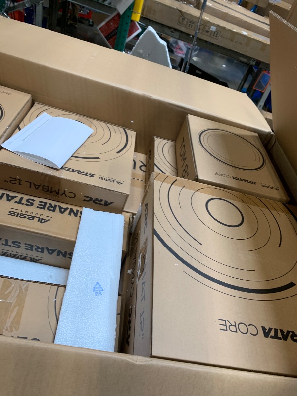 Photo 1 of ***FINAL SALE, SEE NOTES*** Alesis Strata Core Electric Drum Set with Touchscreen, Triple-Zone Cymbals, Active Magnetic Hi-Hat, Dual-Zone Mesh Heads, 8" Kick, 144K Multi-Channel Samples