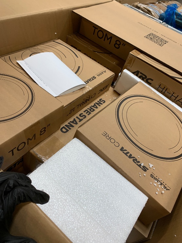 Photo 1 of ***FINAL SALE, SEE NOTES*** Alesis Strata Core Electric Drum Set with Touchscreen, Triple-Zone Cymbals, Active Magnetic Hi-Hat, Dual-Zone Mesh Heads, 8" Kick, 144K Multi-Channel Samples