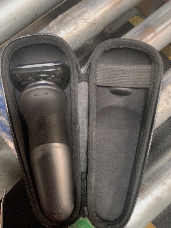 View 2 of ** MISSING CHARGER** Braun Electric Shaver for Men, Series 7 7127cs, Wet & Dry Shave, Turbo & Gentle Shaving Modes, Waterproof Foil Shaver, Engineered in Germany, with Beard Trimmer, Charging Stand, Space Grey