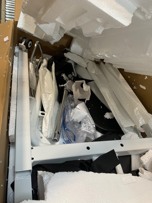 Photo 1 of *** DAMAGE MINOR** 4-in-1 Patient Lift Transfer Chair - Folding Portable Transfer Chair for Elderly and Disabled, Sit to Stand Lift for Home, Wheelchair Transfers Between Bed, Car, Toilet, Sofa, Weight Capacity 300 lb