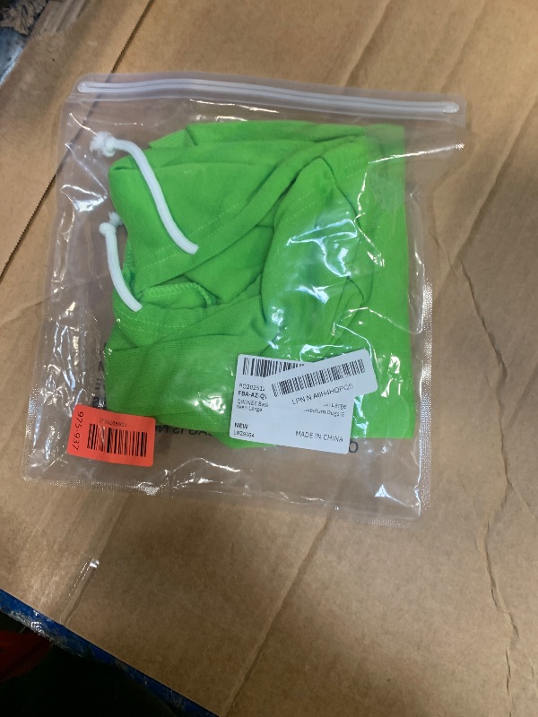 Photo 1 of ****FINAL SELL NOT RETURNS****QWINEE Basic Dog Hoodie Sweatshirt Puppy Sweater Warm Cat Costumes Pet Clothes for Chihuahua Puppy Kitten Small Medium Dogs Green Large