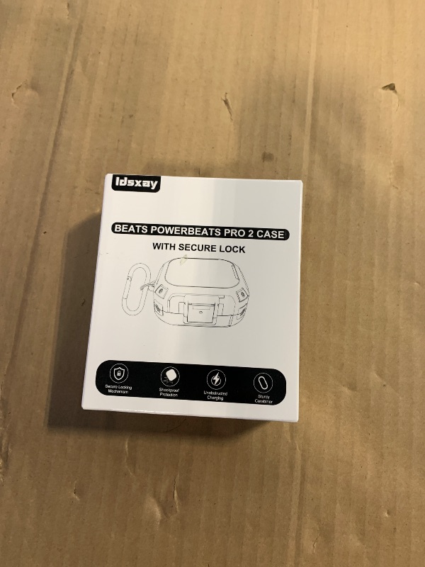 Photo 1 of [Upgrade Secure Lock] for Beats Powerbeats Pro 2 Case Cover, LDSXAY Carbon Fiber Shockproof Protective Cover for Powerbeats Pro 2 2025 with Cleaner Kit & Carabiner (Black)