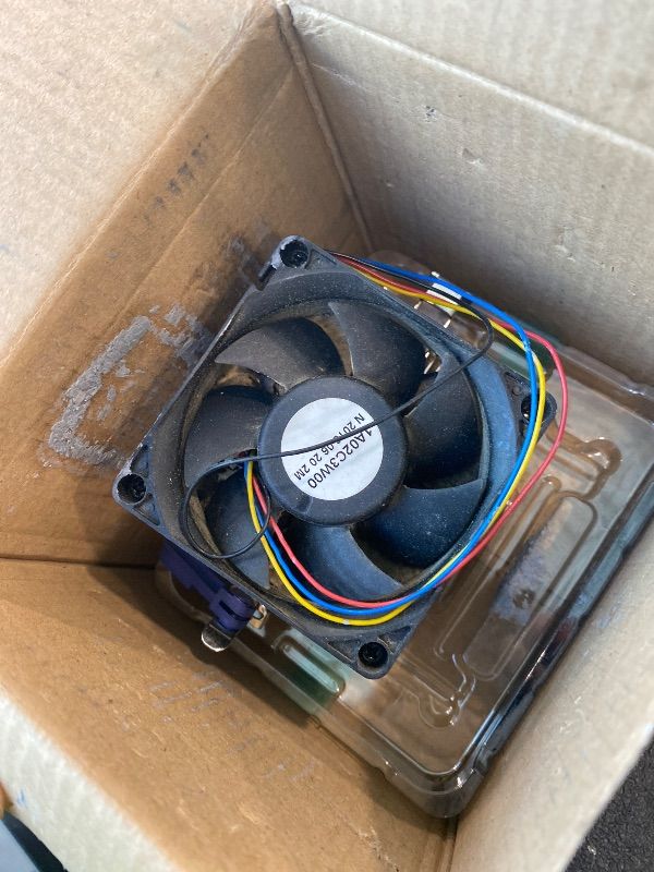 Photo 1 of **MAJOR DAMAGE**
CPU Wraith Cooler Prism Aluminum Heat Sink Copper Core Base 4-Pin PWM 95mm Fan Pre-Applied Thermal Paste Compatible with AMD Socket AM5 AM4 AM3 AM2 Ryzen 7 1700X 1800X 2700X 3700X 4700X 5700X Fan