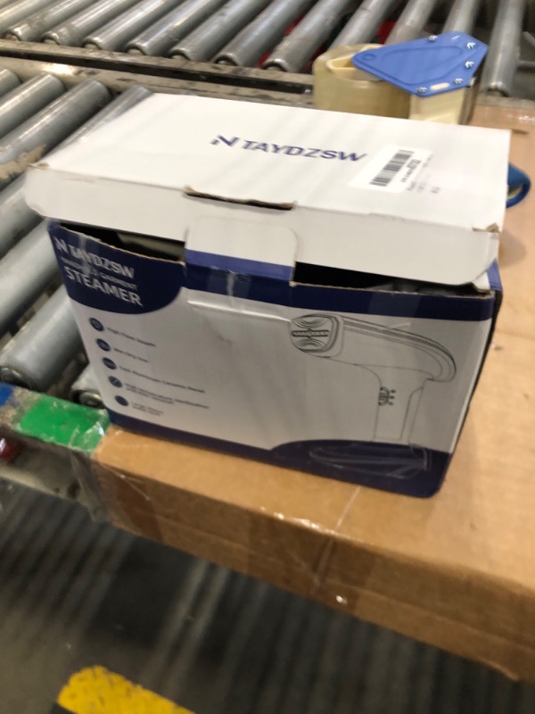 Photo 1 of ** Missing water tank** Powerful Handheld Fabric Steamer - 1800W with Fast Ceramic Heat-Up Plate, 2-in-1 Ironing & Wrinkle Remover, Steam Nozzle, Lint Brush - White, for US 120V Only