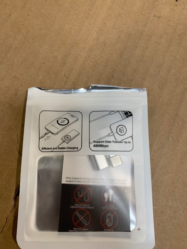 Photo 1 of ????? ???????? Lightning to USB C Adapter for iPhone 17/16/15 Series,iPad Pro,Charging & Data Sync ONLY,Type C Charger Connector,for iPhone 17/16 Charger,17/16 Accessroies,Not for Audio