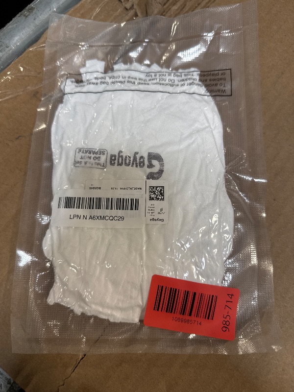 Photo 1 of ***FACTORY SEALED/BRAND NEW*** Geyoga 6 Pairs Fingerless Moisturizing Gloves Eczema Cotton Gloves for Adults Half Finger Touchscreen Lotion Overnight Dry Hands for Women Sleeping(White)