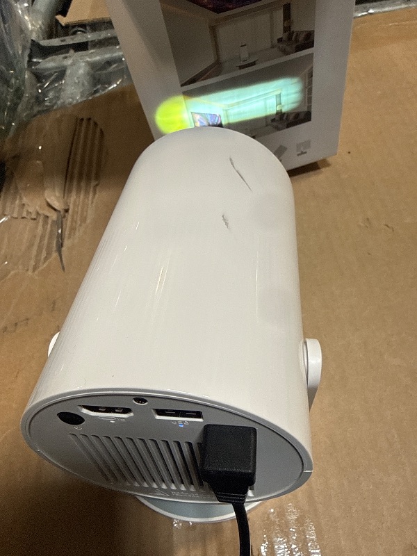 Photo 1 of ?Electric Focus?Magcubic Mini Projector 4K Support, Portable Projector with WiFi 6 and Bluetooth 5.4, Smart Proyector, 5W Soundbase Speaker, 180°Rotation for Home Theater