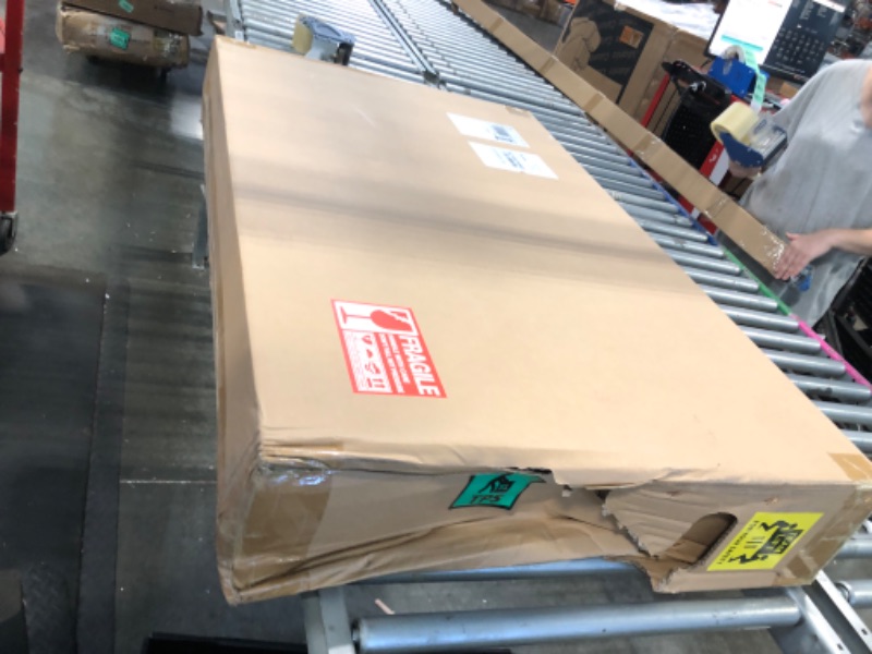 Photo 1 of ** CRACKED SCREEN ** Soulaca 42 inches 4K UHD webOS Series Smart Mirror Waterproof Vanishing TV for Bathroom ATSC Tuner, Dolby Atmos Built-in Alexa Wi-Fi & Bluetooth for Hotel/Kitchen/SPA New WEB430AS888