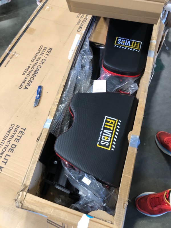 Photo 1 of *PARTIAL SET*
Fitvids Multifunctional Home Gym Equipment with 160 lbs Weight Stack, Full Body Workout Weight Machine, Strength Training Exercise Equipment with Pulley System & Leg Press, All-in-One Workout Station