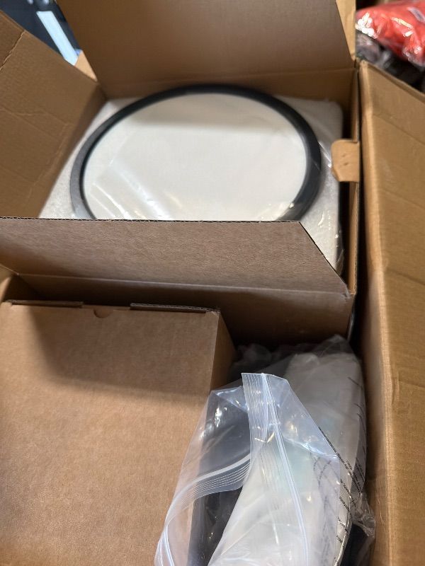 Photo 1 of *MISSING PARTS*
TALOYA Ceiling Fans with Lights and Remote, 46 Inch Low Profile Ceiling Fan with Light, Flush Mount, Reversible, 3CCT, Dimmable Black Modern Ceiling Fan for Bedroom, Living Room, Outdoor Patio