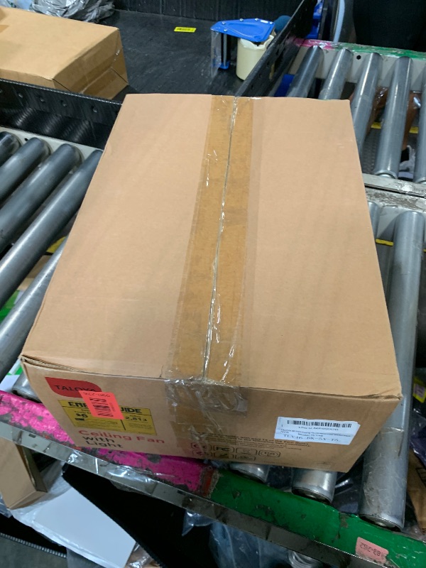 Photo 1 of *MISSING PARTS*
TALOYA Ceiling Fans with Lights and Remote, 46 Inch Low Profile Ceiling Fan with Light, Flush Mount, Reversible, 3CCT, Dimmable Black Modern Ceiling Fan for Bedroom, Living Room, Outdoor Patio