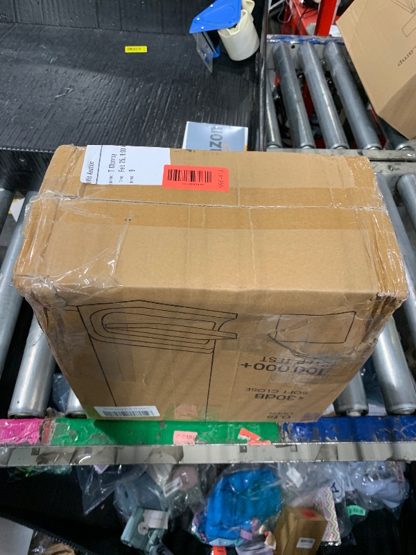 Photo 1 of *MINOR DAMAGE - USED*
Cesun Small Bathroom Trash Can with Lid Soft Close, Step Pedal, 6 Liter / 1.6 Gallon Stainless Steel Garbage Can with Removable Inner Bucket, Anti-Fingerprint Finish (Matt Black)