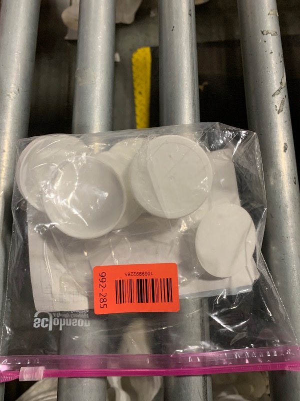 Photo 1 of (6-Pack) Calvana 53mm Reusable Water Jug Caps, Lids for 3 and 5 Gallon Water Jug, Water Bottle Cover Screw Top, Compatible with American Maid Plastic Water Bottles and Jugs Ranging, PP Material, White