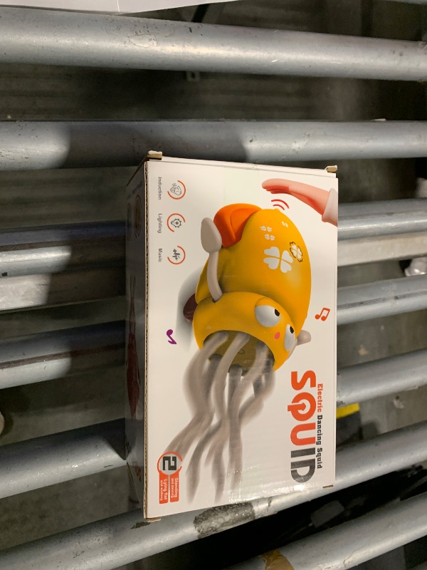 Photo 1 of ** VERY USED** Vodolo Magic Electric Dancing Octopus Toy with Led Light and Music,Automatic Evasion Crawling Dancing Octopus Musical Toys with Fishing Rod,Dancing Squid Toy Baby Must Haves Tummy Time Baby Toys,Green