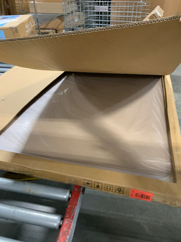 Photo 1 of ***MAJOR DAMAGE/CUT*** Podronale 36x48 Poster frame, Plexiglass, Black Snap Frames, Coating Aluminum Profile, Display Horizontally & Vertically?1PCS?