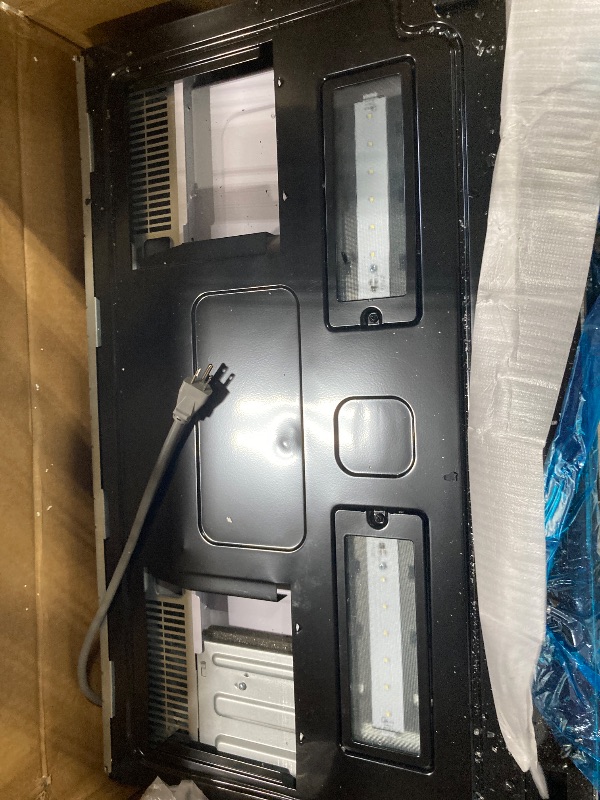 Photo 1 of ******BROKEN GLASS***** KoolMore 30 Inch Over-The-Range Low Profile Microwave, 1.2 Cu. Ft. Built-in, 10 Power Levels, 13.5” Glass Turntable, 1000-Watt Power, Advanced Air Vent, and Heat Circulation (KM-MLPOT-1SS)