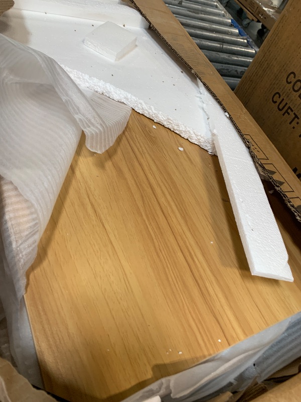 Photo 1 of ***FINAL SALE/NO RETURN, VIEW NOTES*** Jocoevol Oak 6 Drawer Dresser for Bedroom, Modern Fluted Dresser, Bedroom Dressers with Drawers, Large Double Wooden Chest of Drawers for Living Room, Hallway