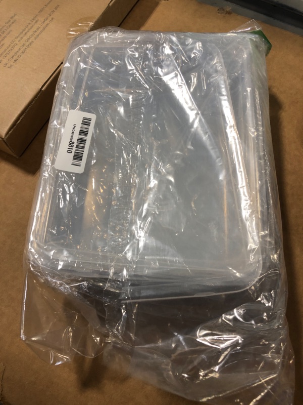 Photo 1 of ***MAJOR DAMAGE ON LIDS*** 4 Pcs Stainless Steel Food Containers with Clear Lids, Fresh- Keeping Container, Deli Meat Keeper for Refrigerator, Stackable Snack Storage Boxes for Picnic BBQ Party Travel, Freezer & Dishwasher Safe