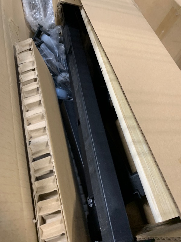 Photo 1 of *** FINAL SALE **** NO RETURNS** ONLY PARTS**  Queen LED Velvet Bed Frame with 2 Storage Drawers&Hidden Headboard, Upholstered Platform Bed with Charging Station&Button Tufted Design, Wooden Slats Support, Box Spring Optional, Easy Assembly, Beige
