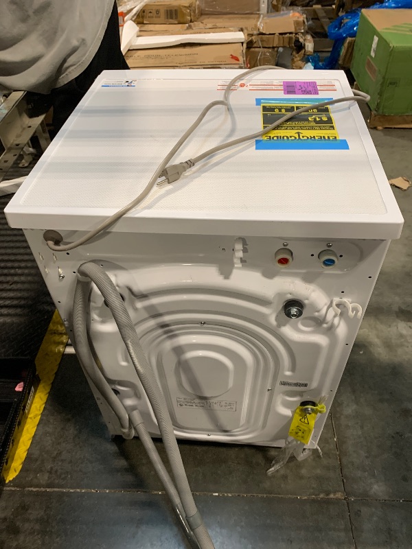 Photo 1 of ** FINAL SALE**  NO RETURNS*** UNTESTED** Midea 24 Inch All-in-One Front Load Washer Dryer Combo, 2.7 Cu.ft 26lbs Ventless Full-Automatic Washing Machine with Steam Care, Overnight Dry, 1400 RPM 16 Wash Cycles, White