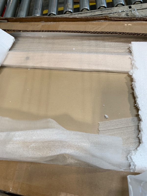 View 2 of ** FINAL SALE** NO RETURNS** Ball & Cast Full Size Wooden Storage DayBed, Modern Platform Bed-Frame with 3 Drawer & Shelves & Sliding Doors, L Shape Floor Bed w/Storages for Girls Boys Teens, No Box Spring Needed, Antique Beige
