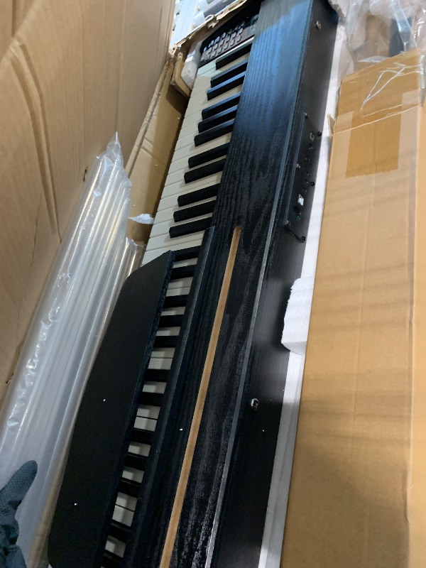Photo 1 of ** NO RETURNS** FINAL SALE** 88 Key Digital Piano Keyboard,88 Key Full Size Weighted Hammer Action Electric Keyboard Piano with 200 Rhythms,200 Tones, Piano Keyboard with Stand, TriplePedal,Headphone, Carrying Bag