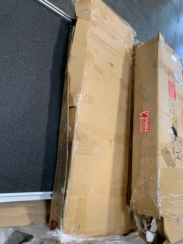 Photo 1 of ** FINAL SALE** NO RETURNS**  MISSING PARTS ** Novilla Queen Size Bed Frame Upholstered Platform Queen Bed Frame with Adjustable Headboard, Strong Weight Capacity, No Box Spring Needed, Easy Assembly, Grey