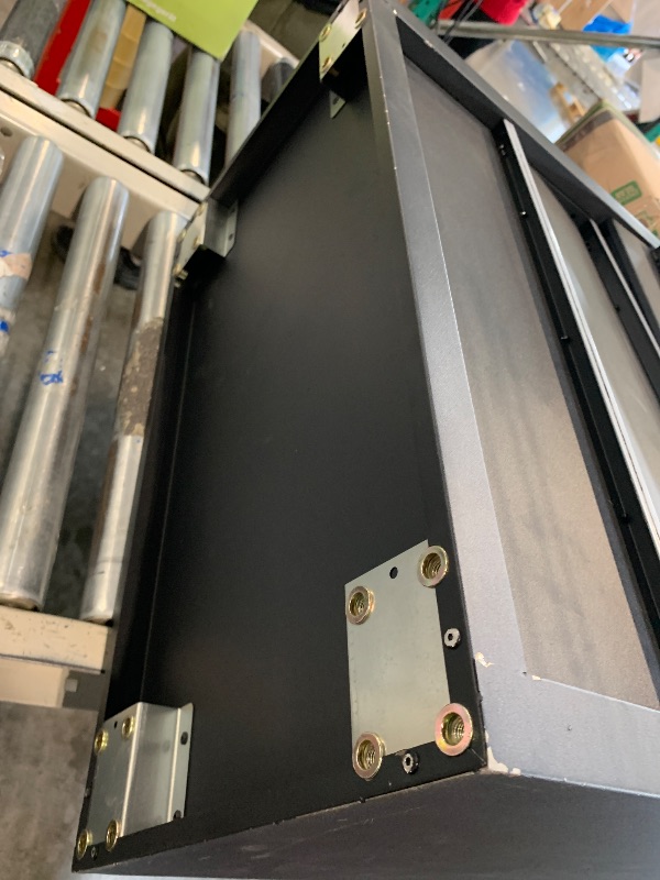 Photo 1 of ** NO RETURNS ** FINAL SALES ** DAMAGE*** Winado 4-Drawer Tool Chest with Wheels & Lock & Key, Heavy Duty Cart Rolling Tool Box on Wheels, Metal Storage Cabinet, Rolling Tool Cart with Drawers for Garage, Warehouse & Repair Shop