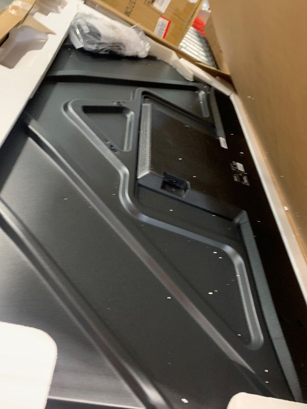 Photo 1 of ** NO RETURNS ** FINAL SALES**  DAMAGE*** Hisense 55" E6 Cinema Series Hi-QLED 4K UHD Smart Fire TV (55E6QF, 2025 Model) - AI Light Sensor, Dolby Vision · Atmos, Voice Remote with Alexa, Motion Rate 120, HDR 10+ Adaptive, Game Mode Plus