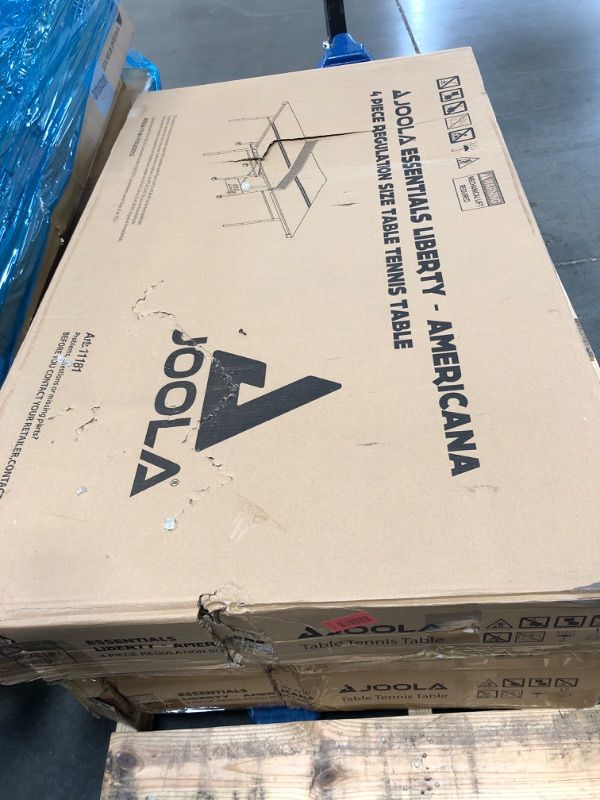 Photo 1 of ** FACTORY SEALED* JOOLA 15mm Indoor Ping Pong Table with Quick Clamp Table Tennis Net Set - Single Player Playback Mode - Regulation Size Compact Storage Ping Pong