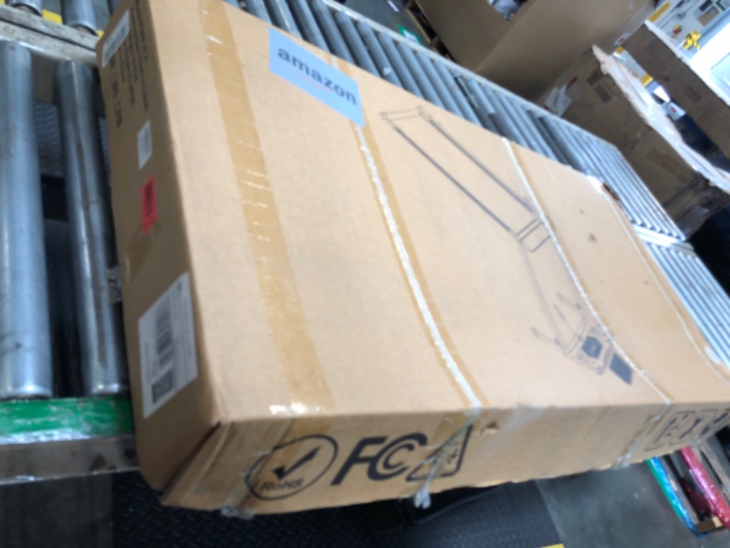 Photo 1 of ** VERY USED** NO RETURNS ** UNTESTED*** FINAL SALE*** Treadmill with Incline 3-in-1 Portable Treadmills for Home Small, Incline Walking Pad Treadmill with Handle Bar, Walking Pad Foldable with 3.0HP Quiet Brushless, LED Dispay, 300LBS Capacity Black