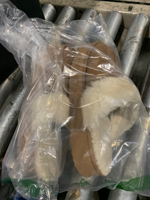 Photo 1 of *** DIRTY** VERY USED** LBF Fuzzy Platform Slippers for Women Super Soft Fur Slippers Cozy Warm Slip On Slippers Indoor and Outdoor
