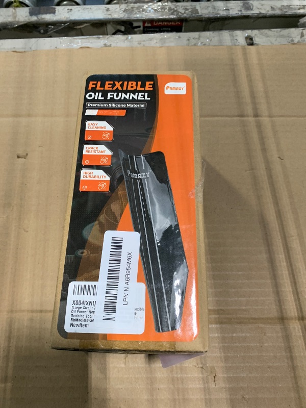 Photo 1 of [Large Size] 19.7 x 7.87 Inch Silicone Flexible Oil Funnel Reusable, General Oil Change Draining Tool Spill-Free, Foldable Oil Filter Moldable Drain Funnel for Oil Change Spill-Free Oil Filling