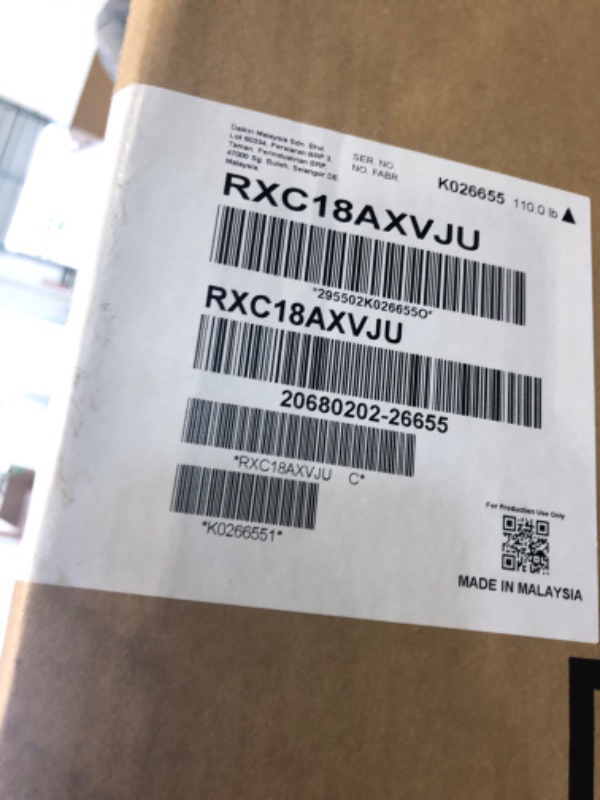 Photo 1 of ***FINAL SALE *** NO RETURNS*** Daikin 18,000 BTU 18 SEER2 Entra R32 Series Ductless Mini Split Heat Pump System w/Maxwell All-Inclusive 15’ Installation Kit and Wall Mounting Bracket (230V)
