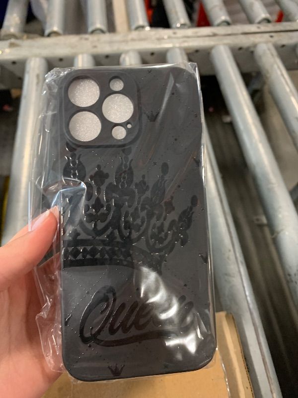 Photo 1 of ***ONLY  QUEEN********Cavka Black Matching Phone Case Compatible with - iPhone 16 Pro Max - for Him and Her Girlfriend Boyfriend Couple King Queen Crown Relationship Anniversary Cute BF GF Cute Trendy Valentine's Day Gift