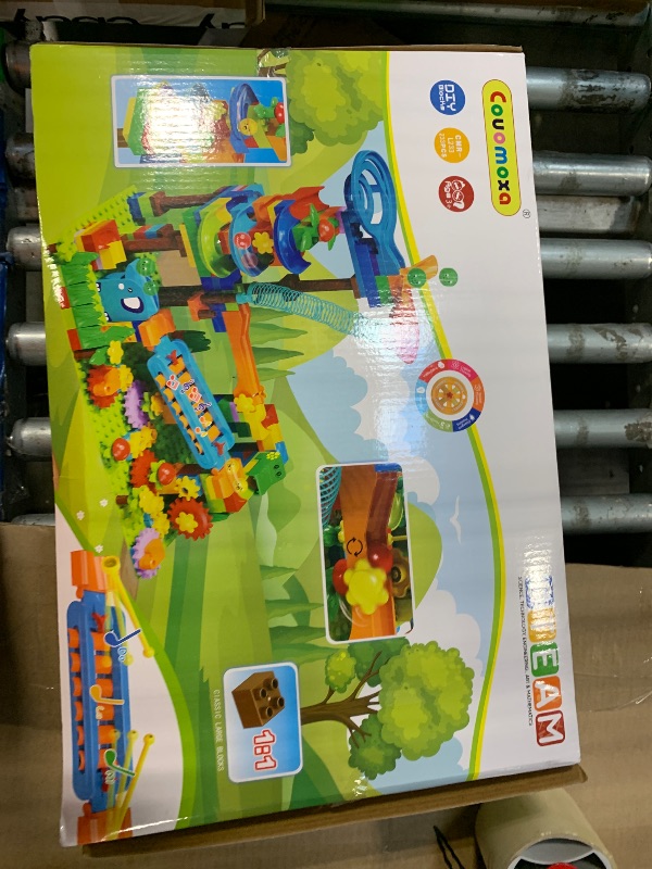 Photo 1 of ***Missing 1 package***** Run Building Blocks for Kid: 3 4 5 6 8 Year Old Montessori Education Preschool STEM Toy - Age 4-8 Kids Creative Puzzle Marbles Track - Christmas Birthday Gifts for Boys Girls