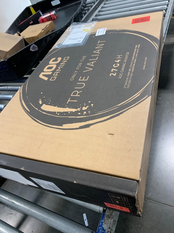 Photo 1 of ***VIEW NOTES*** AOC 27G4H 27 inch Gaming Monitor, Full HD 1920x1080, IPS Panel, 200Hz 0.3ms MPRT, G-sync Compatible, 1x HDMI 2.0, 1x Display Port, HDR, Height Adjustable, sRGB 120.3%, 3-Year Zero-Bright-Dot