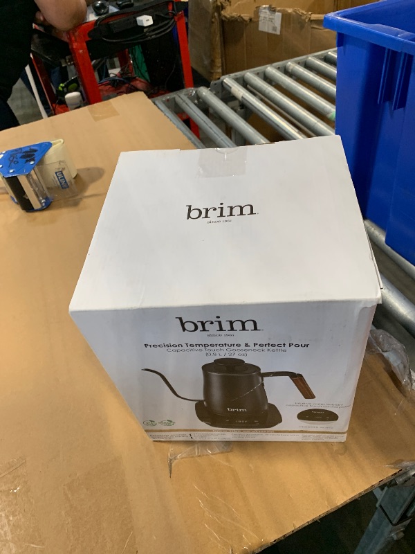 Photo 1 of ** SOLD AS IS, NO REFUND/RETURN** SEE COMMENTS!
brim Temperature Control Electric Gooseneck Kettle with Capacitive Touch, Black
