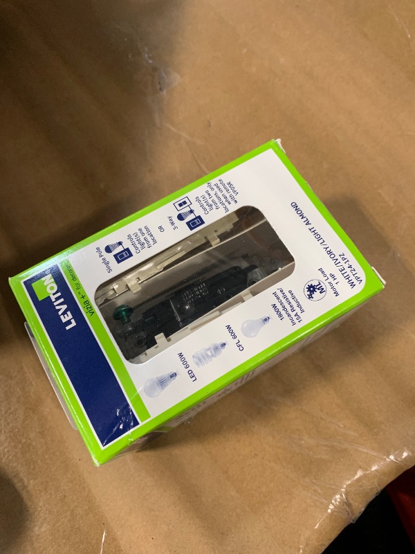 Photo 1 of **RETAIL: $9.99**
Leviton 15 Amp Decora LED Illuminated Light Wall Switch Single-Pole, L5611-2W, White SIMILAR ITEM NOT THE SAME