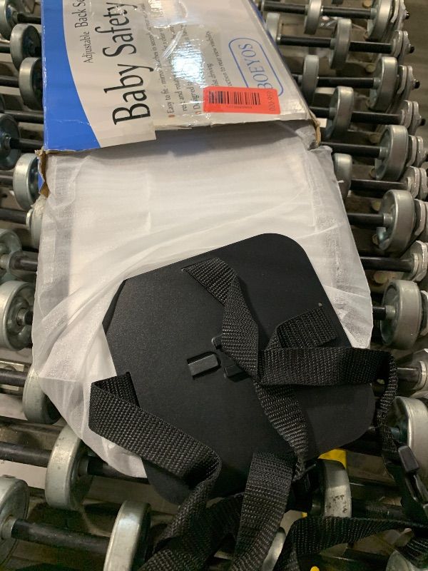 Photo 1 of ***MISSING PIECES, SELLING FOR PARTS, FINAL SALE***BOEYOS Baby Car Mirror, Safety Car Seat Mirror for Rear Facing Infant, Clear Wide View, 360°Rotation, Easily Observe the Baby Move, Secure, Shatterproof, Crash Tested and Certified (Black)***MISSING PIECE