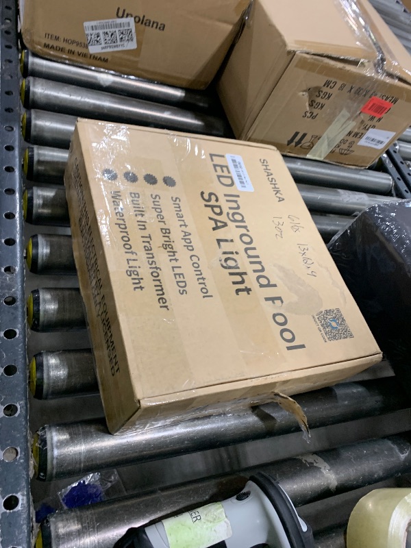 Photo 1 of SHASHKA Smart LED Pool Lights for Inground Pool, Wall Mounted, 54W 12V, 10 Inch, 50FT Cord, Remote & App Control, Underwater Swimming Pool Light Fixture for Large Wet Niches