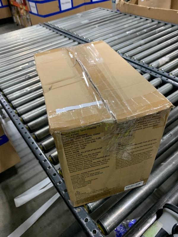 Photo 1 of Rivenara Carpet Cleaner Machine Upholstery - 450W Shampooer Portable for Couch Rug Sofa Car Seat Furniture Fabric Wet Vacuum Spot Handheld Small Mini Car Water Aspiradora de Agua Deep Extractor Washer