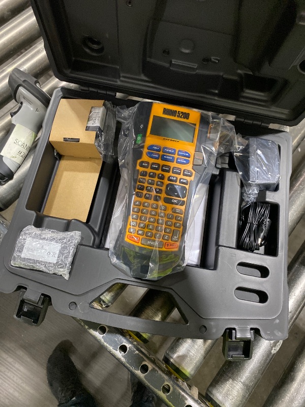 Photo 1 of DYMO Industrial Label Maker & Carry-Case RhinoPRO 5200 Label Maker, for Job Sites and Heavy-Duty Labeling Jobs, Prints Fast, Includes 2 Rolls of DYMO Industrial Vinyl Labels