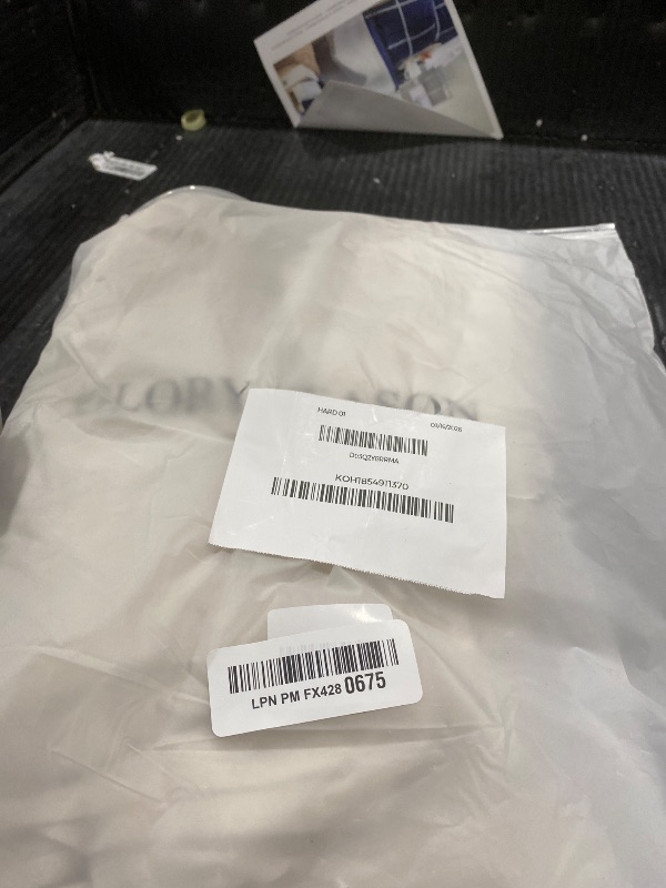 Photo 1 of GLORY SEASON Retro Farmhouse Ruffle Tablecloth Cotton Flounces Trim Washable Table Cover Tablecloths for Rectangle Table Baby Shower Kitchen Party Wedding Decor,60''x120''