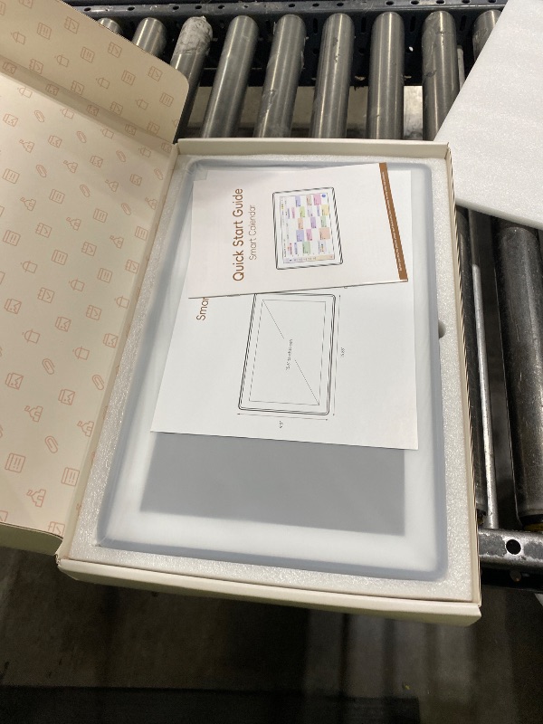 Photo 1 of TASKLENDAR 15.6’’ Digital Calendar Frame Wall Touchscreen Electronic Calendar, Smart Family Planner for Schedule, Chore Chart & Meals Task Organizer, Digital Photo Display, Wall & Desk Mountable, Gray