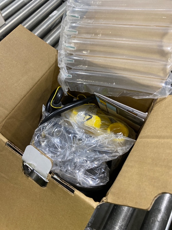 Photo 1 of 6699 1/6HP Portable Utility Pump Submersible Small Backup Sump Pump Draining Tool to Remove Water from Flooding House Basement Pool Tankless Heater Flushing Pump with 10-Foot Cord SUB 1100