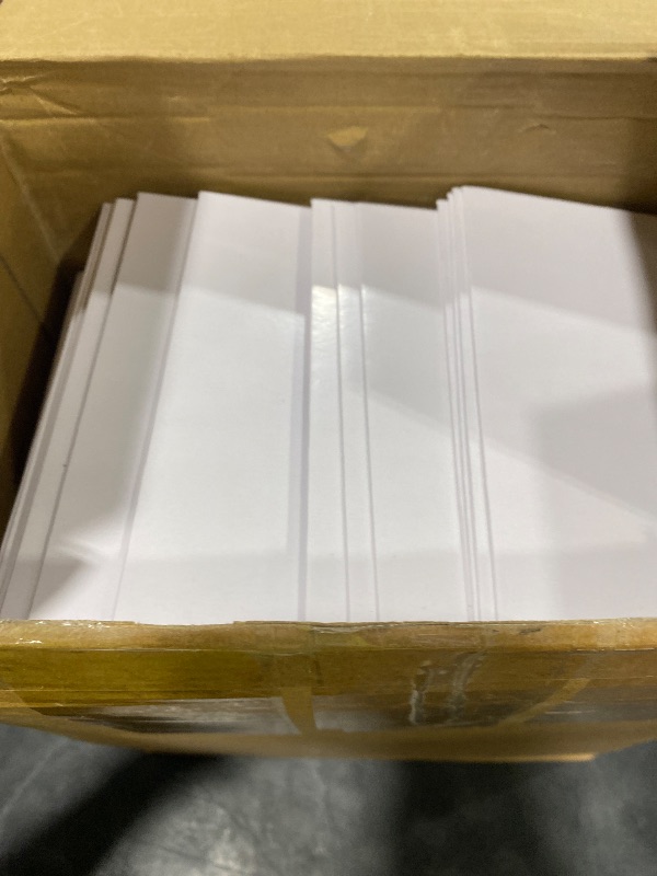 Photo 1 of Affrolling 500 Pcs Rigid Photo Mailers with Self-adhesive Cardboard Card Shipping Envelopes Bulk for Document (6.5 x 4.5 Inch,White)