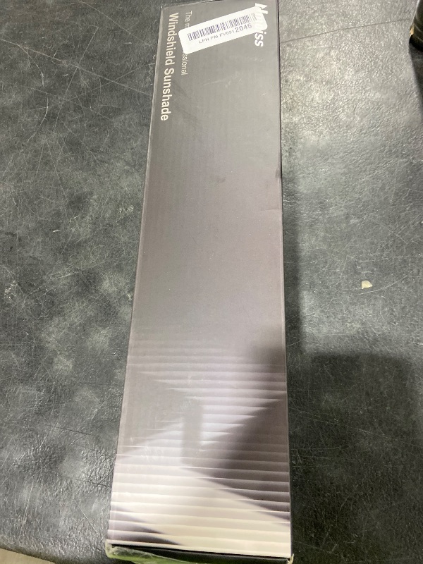 Photo 1 of [Upgraded] Nmoiss Windshield Sun Shade Umbrella - [Vinyl Coating Heat Shield] Protect Car from Sun Rays & Heat Damage Keep Cool and Protect Interior, Spring Structure Edge Medium 56" L x 31" W